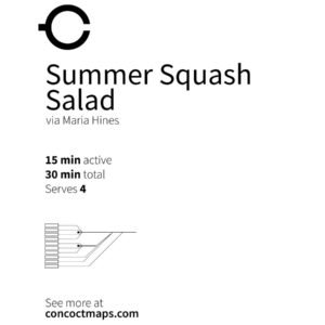 Summer Squash Salad - Digital Download